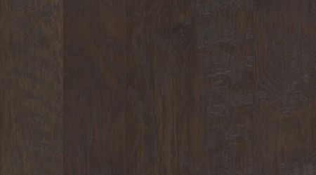 Genuine dark stained hardwood floor